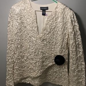 Cachet Sequin Ruched Top